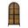 Remix Display Cabinet In Black and Brown