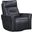Remmington Power Swivel Glider Recliner with Power Headrest In Vintage Slate