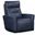Remmington Power Swivel Glider Recliner with Power Headrest Set of 2 In Vintage Navy