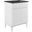 Render 24 Inch Bathroom Vanity In White/Black