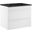 Render 24 Inch Wall Mount Bathroom Vanity In White Black