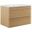 Render 30 Inch Wall Mount Bathroom Vanity In Oak White