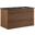 Render 36 Inch Wall-Mount Bathroom Vanity In Walnut/Black
