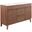 Render 48 Inch Double Sink Bathroom Vanity In Walnut/White