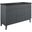 Render 48 Inch Double Sink Bathroom Vanity In Gray Black
