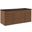 Render 48 Inch Wall Mount Bathroom Vanity In Walnut Black EEI-5801-WAL-BLK