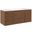 Render 48 Inch Wall Mount Bathroom Vanity In Walnut White EEI-5801-WAL-WHI