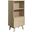 Render Display Cabinet Bookshelf In Oak