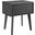 Render End Table In Charcoal