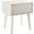 Render End Table In White