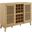 Render Oak Bar Cabinet