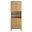 Render Tall Bathroom Storage Cabinet In Oak