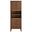 Render Tall Bathroom Storage Cabinet In Walnut