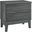 Render Two Drawer Nightstand In Charcoal