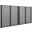 Render Wall Mount King Headboard In Charcoal