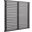 Render Wall Mount Twin Headboard In Charcoal