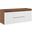 Render Walnut White 48 Inch Wall-Mount Bathroom Vanity Cabinet EEI-5866-WHI-WAL
