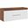 Render Walnut White 48 Inch Wall-Mount Bathroom Vanity Cabinet
