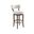 Rendezvous Giles Upholstered Swivel Barstool