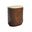 Rendezvous Morella Oval Nightstand In Brown