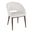 Renee Chair In White and Copper