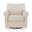 Renley Swivel Glider Accent Chair In Opal