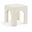 Renza Concrete and Fiberglass Indoor/Outdoor End Table In Cream