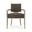 Reserved Seating Arm Chair In Brown