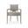 Reserved Seating Arm Chair In Gray