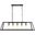 Resolute 5 Light Brass And Black Pendant