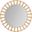 Retreat Pole Rattan Accent Mirror In Light Wood