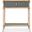 Retreat Pole Rattan Bedside Table In Blue