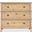 Retreat Pole Rattan Nightstand In Light Wood