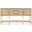 Retreat Pole Rattan Sideboard In Light Wood