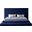 Revel Velvet King Bed In Navy