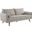 Revive Beige Upholstered Fabric Sofa