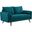 Revive Teal Upholstered Fabric Loveseat EEI-3091-TEA