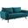 Revive Teal Upholstered Fabric Sofa
