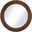 Revolve Oak Veneer Mirror In Brown