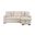 Rhett 3-Piece Reversible Sectional with Pull-out Bed and Hidden Storage In Beige