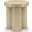 Rhodes End Table In Cream