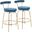 Rhonda Counter Stool Set of 2 In Blue