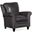 Richardson High Leg Reclining Lounger In Charcoal