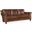 Richardson Stationary Sofa 8-Way Tie In Cognac