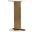 Rider End Table Brass Base In Natural
