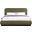 Rigby Boucle Fabric King Bed In Olive