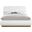 Rigby Linen Textured Fabric King Bed In Cream