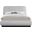 Rigby Textured Fabric King Bed In Grey Linen