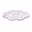 Rimini Clover Shaped Marble Tray In Brown