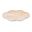Rimini Clover Shaped Travertine Tray In Natural